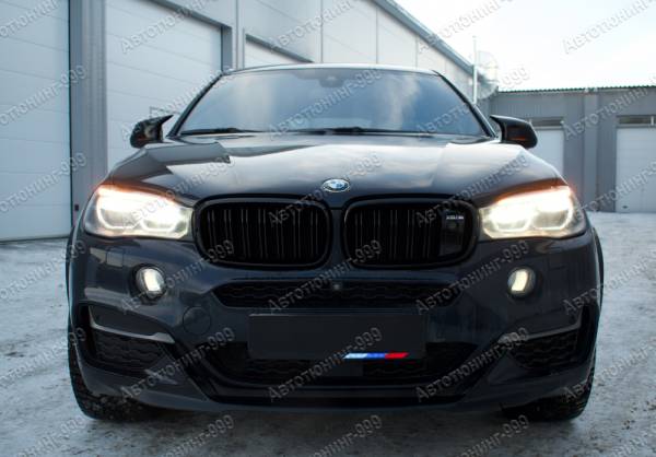 Крышки зеркал на BMW X6 (F 16) в стиле X6M черные