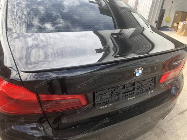 Спойлер M для BMW 5 series G30 черный