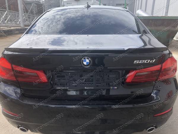 Спойлер M Performance для BMW 5 series G30 черный